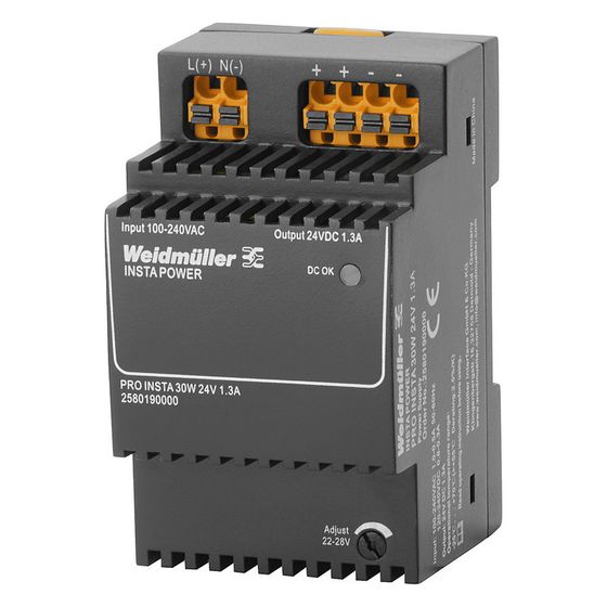 Weidmüller Stromversorgung PRO INSTA 30W, 30W 24V 1,3A, 54x90x60mm, IP20, 8752350000