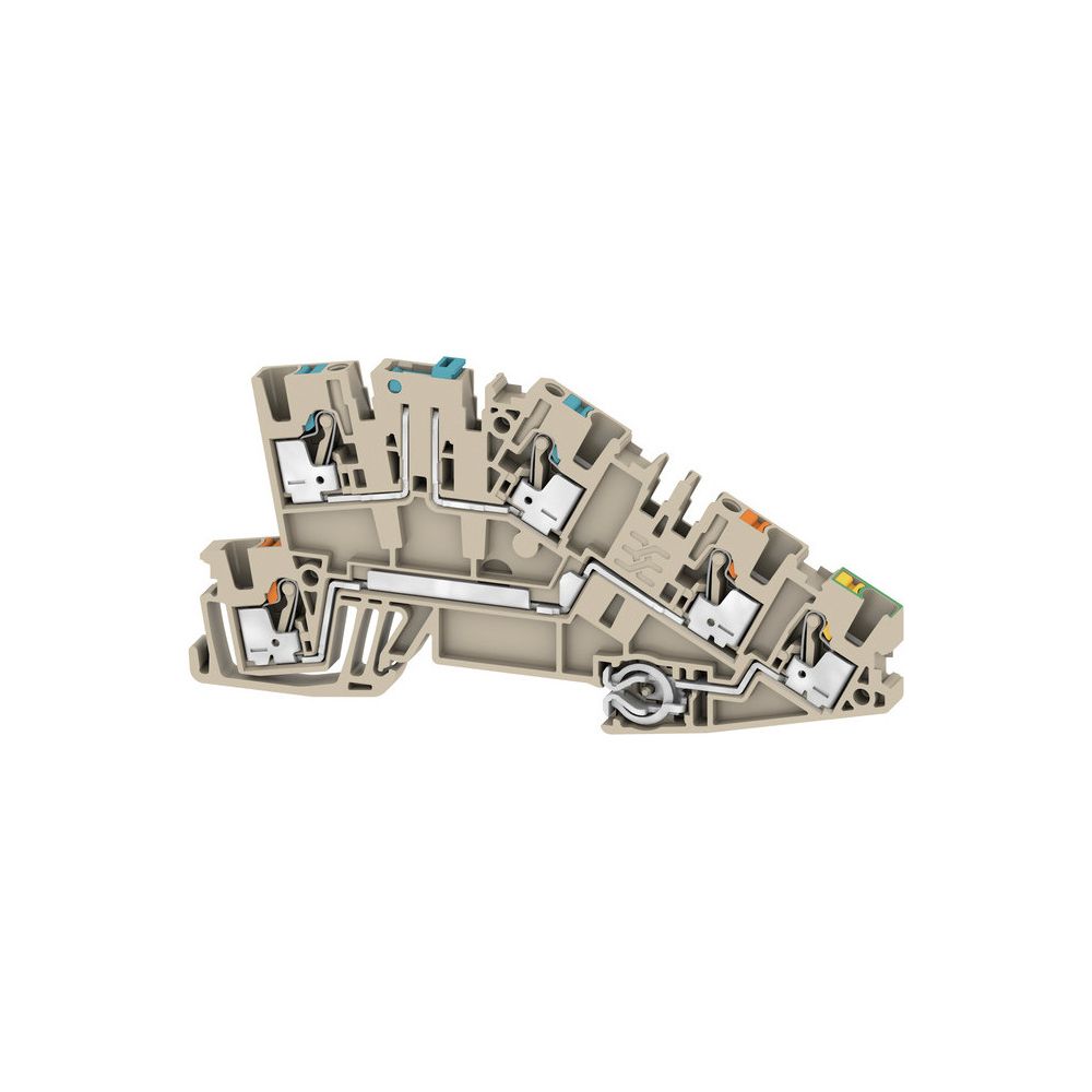 Weidmüller Installationsreihenklemme AITB 2.5 NDT-L-PE, 250V 24A 5,1x103x50,1mm... WEIDMUELLER-2669030000 4064675030614 (Abb. 2)