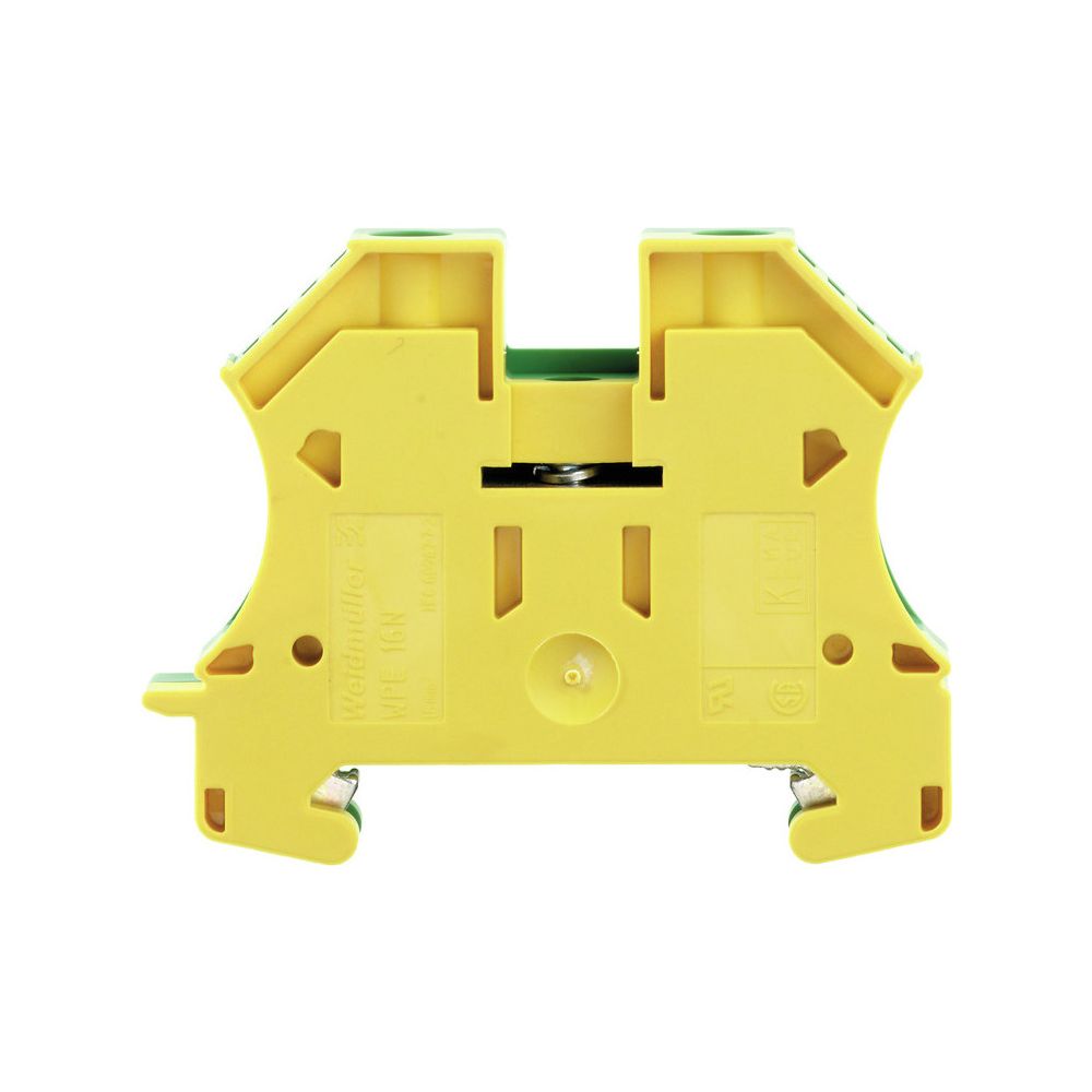 Weidmüller Erdungsklemme WPE 16N, 16mm2, Schraubanschluss, Thermoplast, Grün/Ge... WEIDMUELLER-1019100000 4008190273248 (Abb. 2)