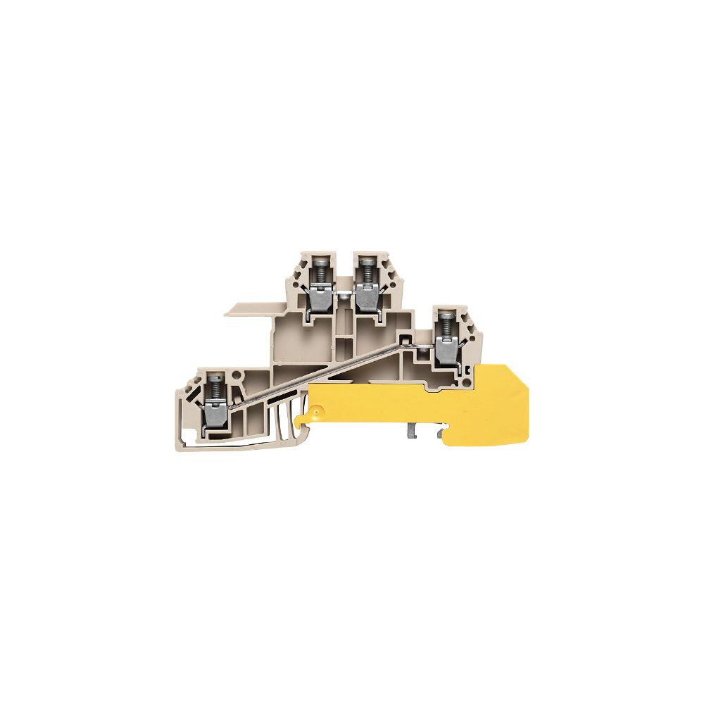 Weidmüller Verteiler-Reihenklemme WDL 2.5/S/L/L/PE, 400V 24A, Thermoplast, Beig... WEIDMUELLER-1031100000 4008190042202 (Abb. 2)