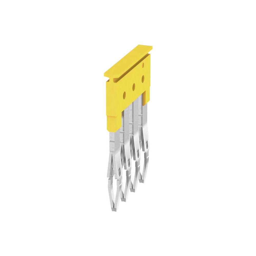 Weidmüller Querverbinder ZQV 2.5/4, 24A 400V 5,1mm, Gelb... WEIDMUELLER-1608880000 4008190082208 (Abb. 2)