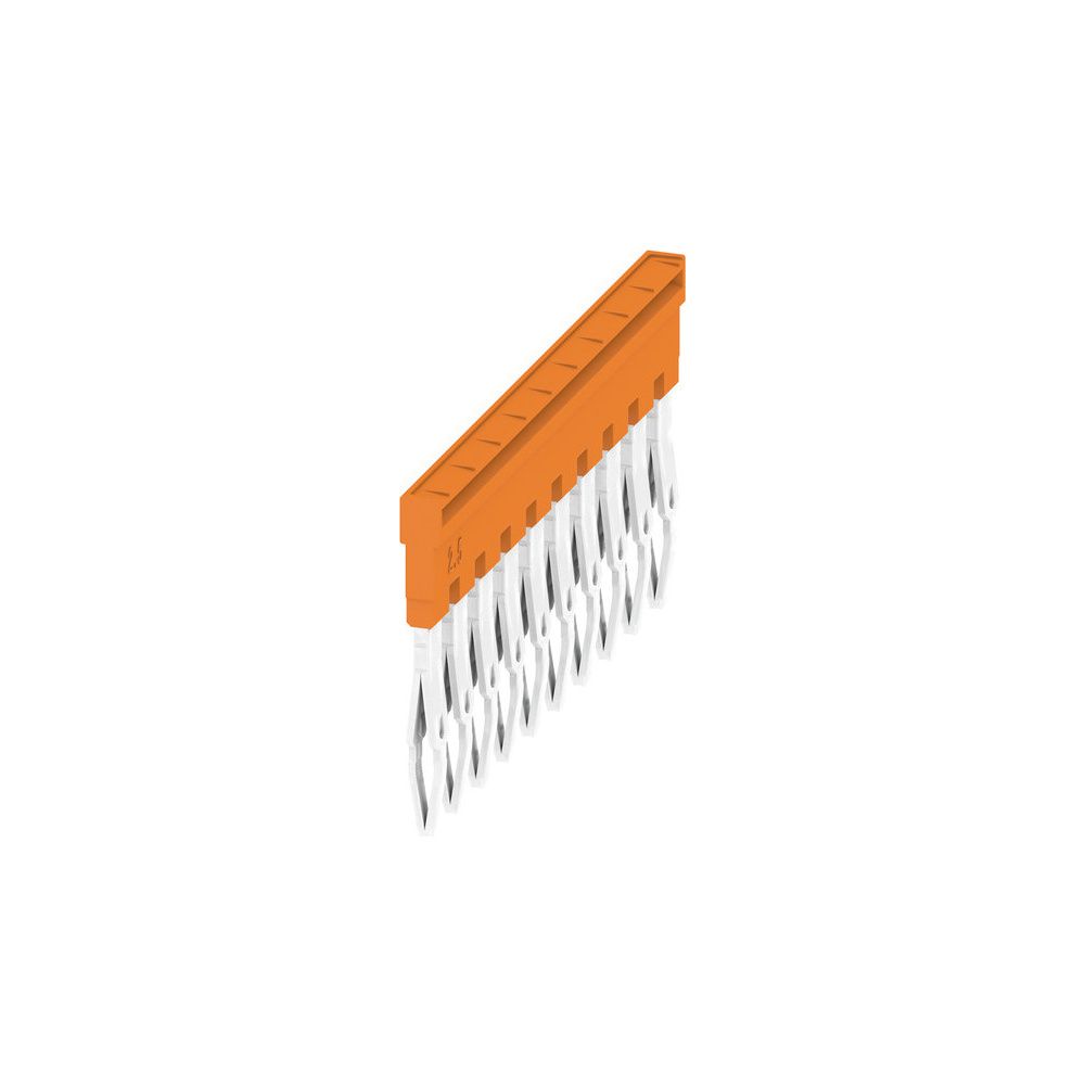Weidmüller Querverbinder Z-Reihe ZQV 2,5N/10, 24 A 400 V 5,1mm, Orange... WEIDMUELLER-1527690000 4050118447989 (Abb. 2)