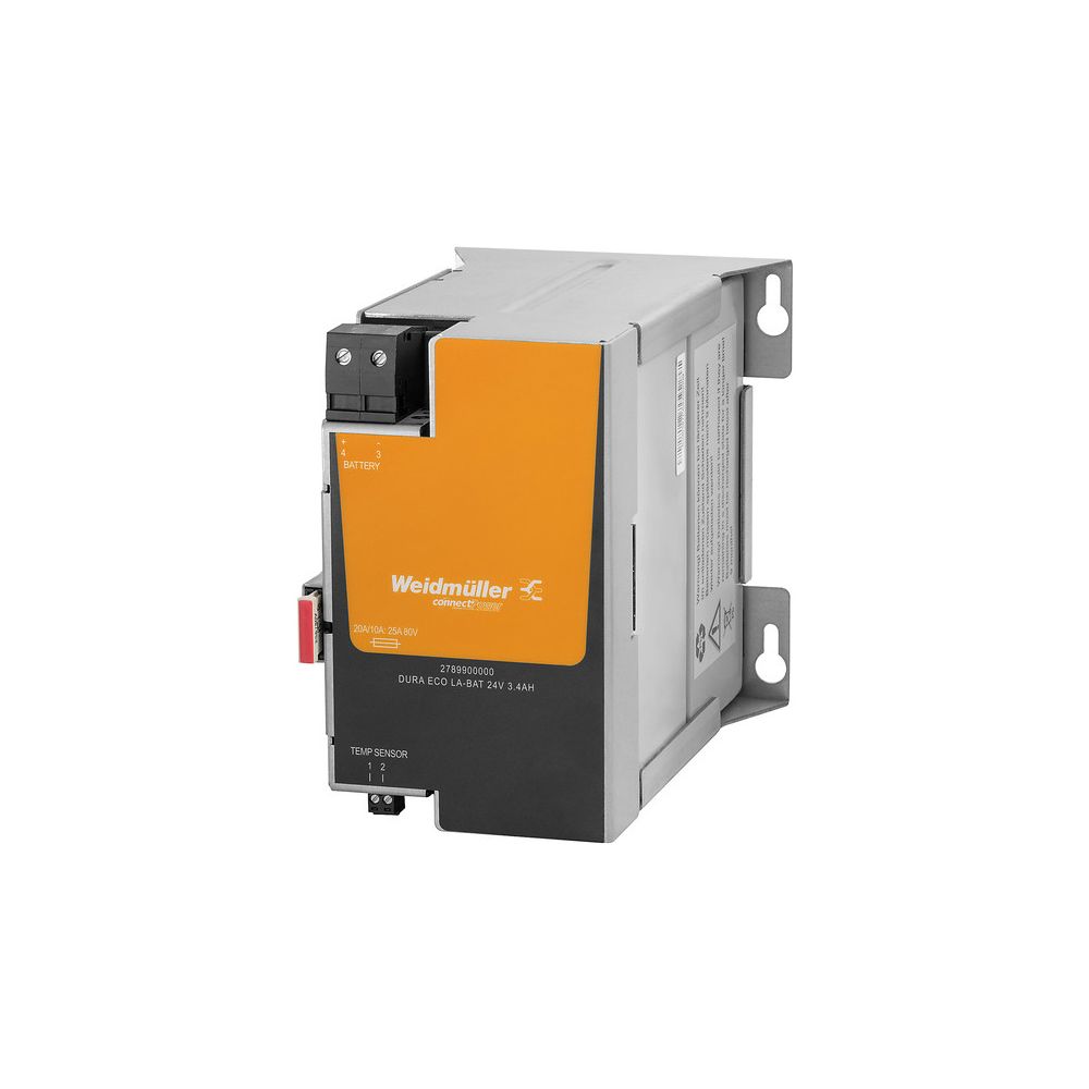 Weidmüller DURA ECO Batterie 24V 3.4AH, 108x141x166mm, 2789900000... WEIDMUELLER-2789900000 4064675068655 (Abb. 2)