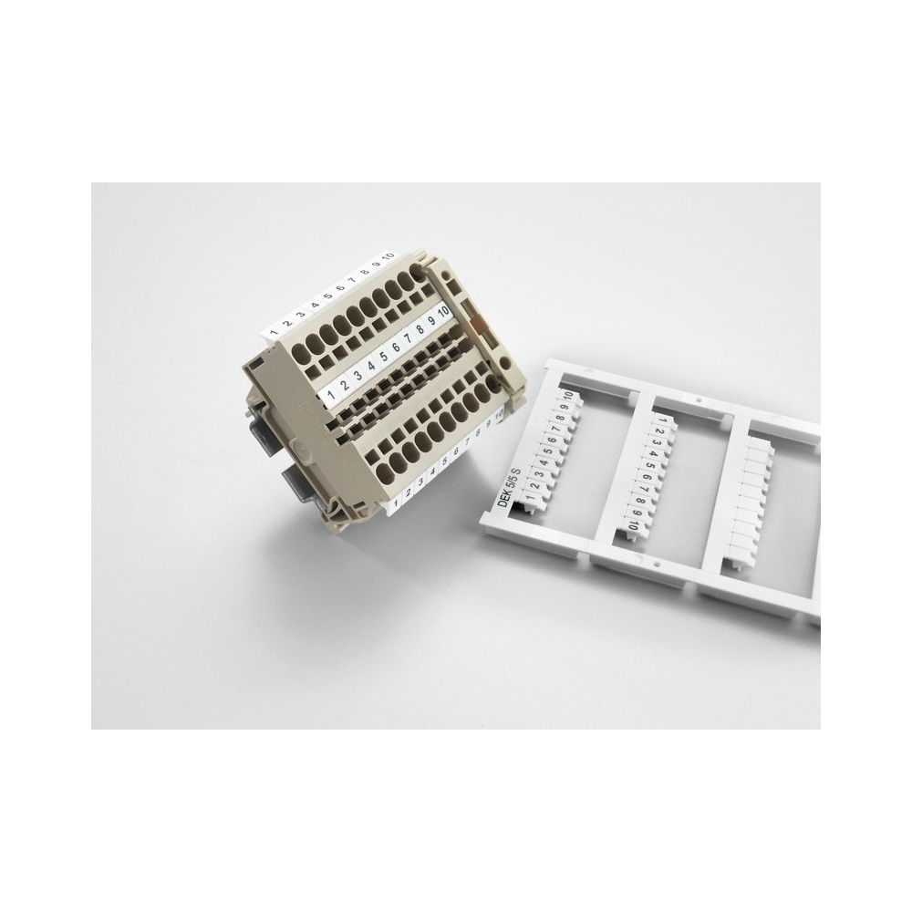 Weidmüller Klemmenmarkierer DEK 5 FWZ 11-20, 5x5mm, weiß... WEIDMUELLER-0523060011 4008190112219 (Abb. 2)