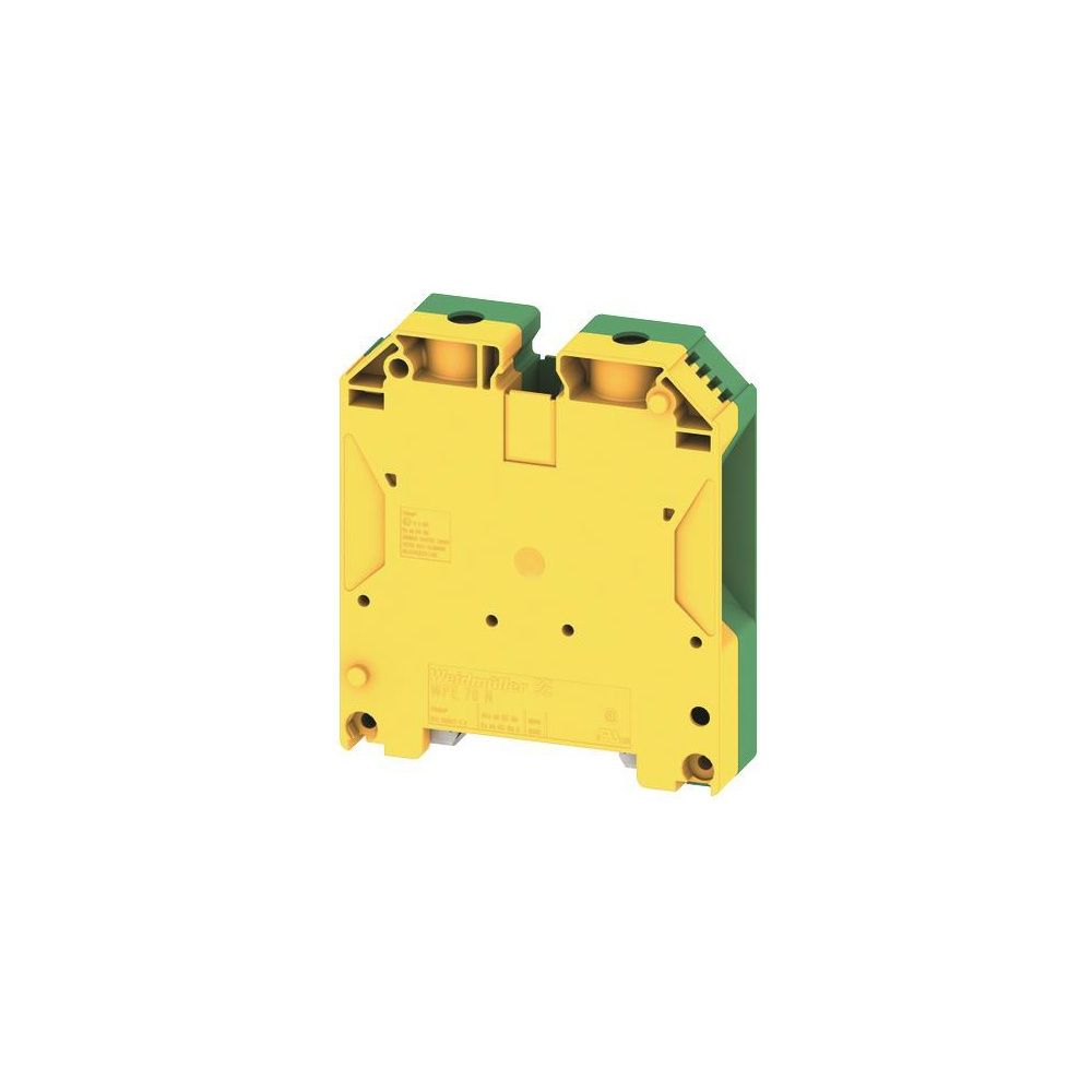 Weidmüller Erdungsklemme WPE 70N/35, 70mm2, Schraubanschluss, Thermoplast, Grün... WEIDMUELLER-9512200000 4008190403881 (Abb. 2)