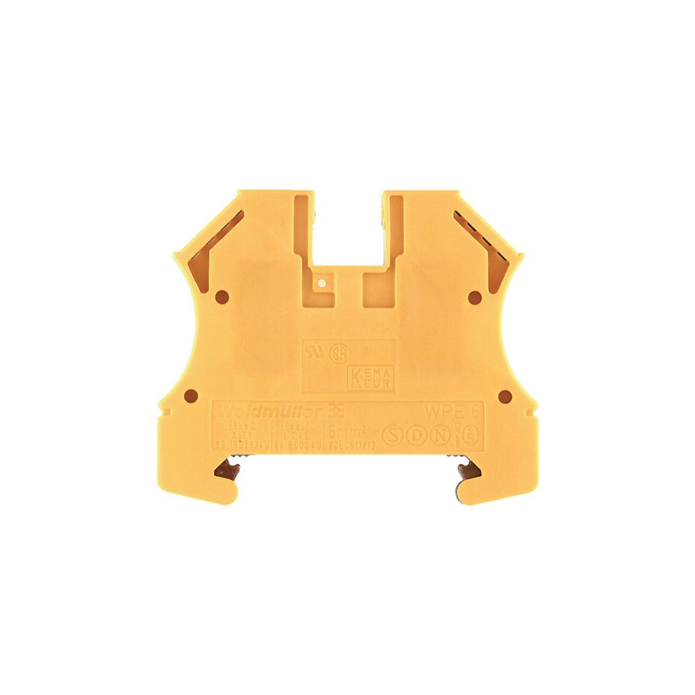 Weidmüller Erdungsklemme WPE 6, 6mm2, Thermoplast, Grün/Gelb... WEIDMUELLER-1010200000 4008190090098 (Abb. 3)
