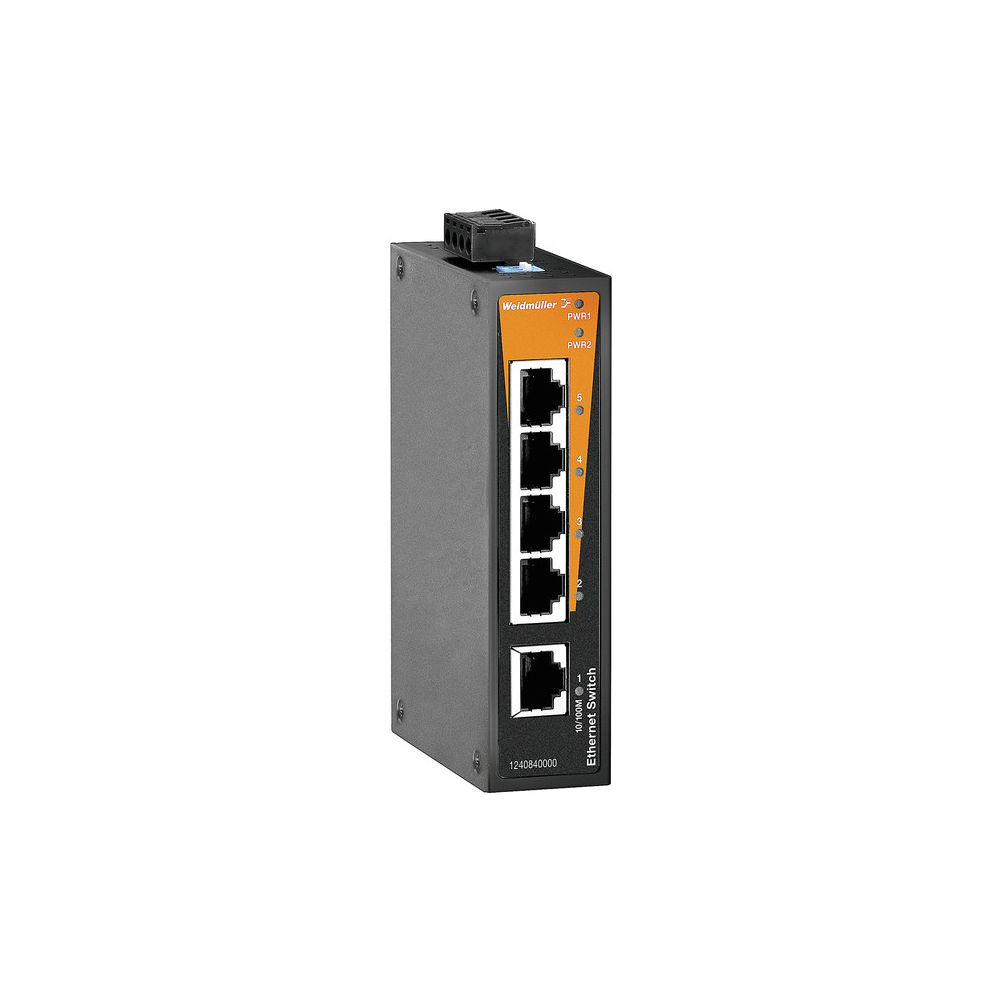 Weidmüller Netzwerk-Switch Basic Line IE-SW-BL05-5TX, 5 Ports, 115x30x70mm, IP3... WEIDMUELLER-1240840000 4050118028737 (Abb. 2)