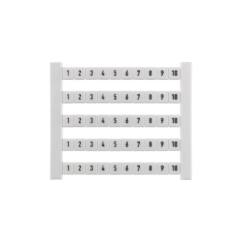 Weidmüller Klemmenmarkierer DEK 5 FW 51-100, 5x5mm, weiß... WEIDMUELLER-0473460051 4008190085667 (Abb. 3)