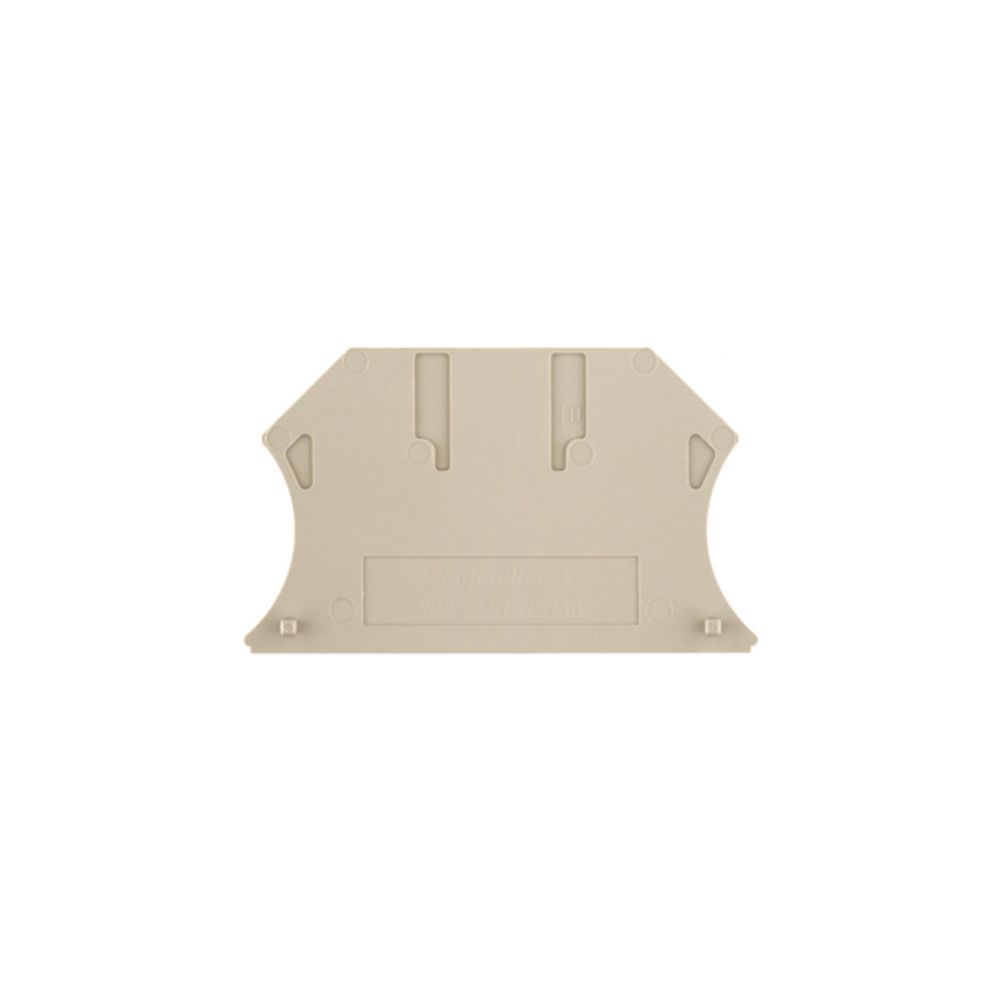 Weidmüller Abschlussplatte WAP 2.5-10, 1,5mm, Beige... WEIDMUELLER-1050000000 4008190103149 (Abb. 2)
