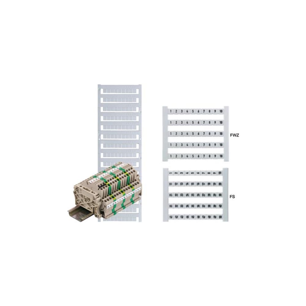 Weidmüller Klemmenmarkierer DEK 5 FW 201-250, 5x5mm, weiß... WEIDMUELLER-0473460201 4008190014520 (Abb. 5)