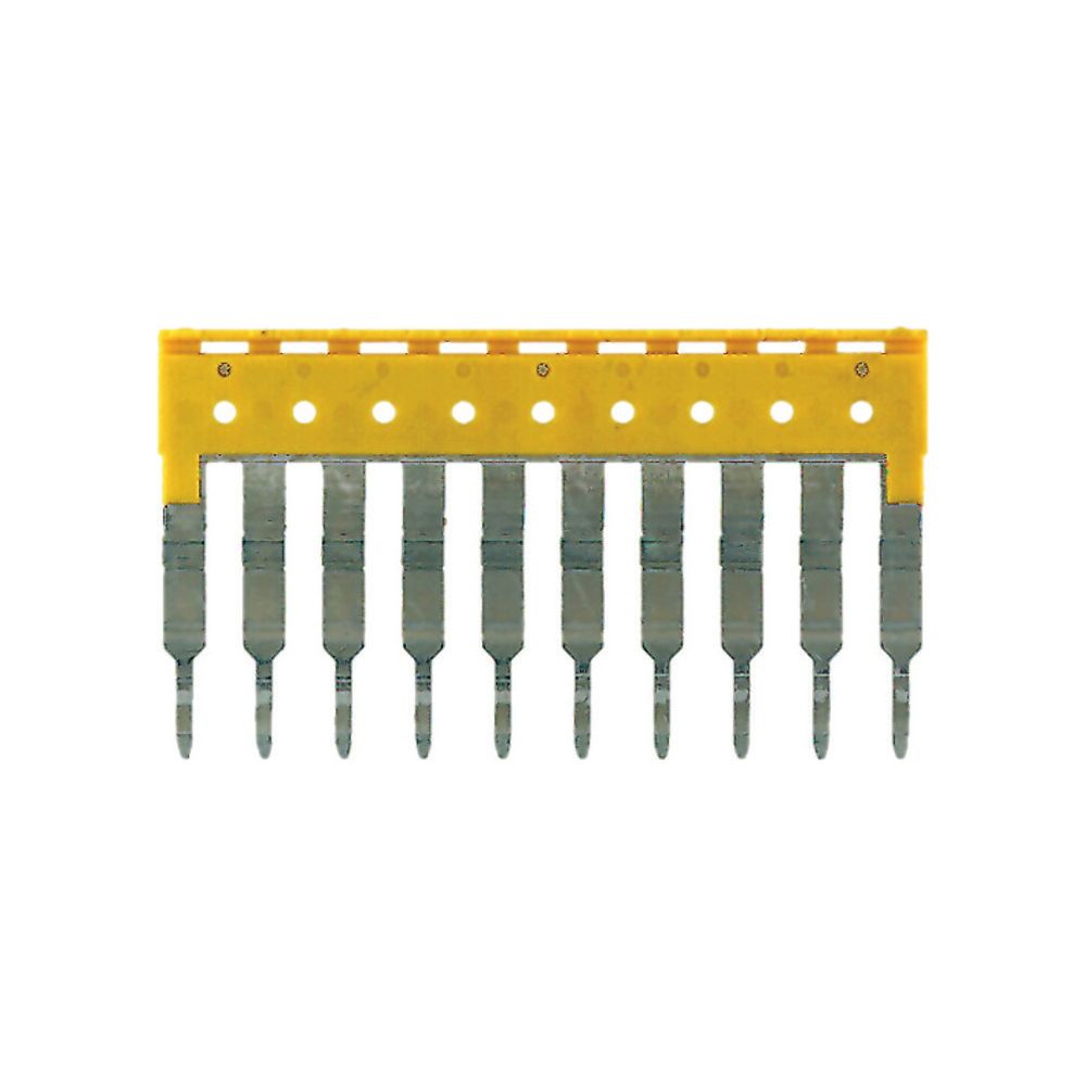 Weidmüller Querverbinder ZQV 2.5/10, 24A 400V 10-polig 5,1mm steckbar, gelb... WEIDMUELLER-1608940000 4008190099060 (Abb. 2)