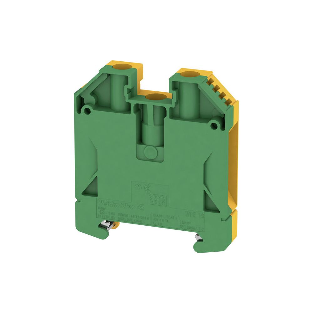 Weidmüller Erdungsklemme W-Reihe WPE 16, 16mm2, Thermoplast, Grün/Gelb... WEIDMUELLER-1010400000 4008190126674 (Abb. 2)