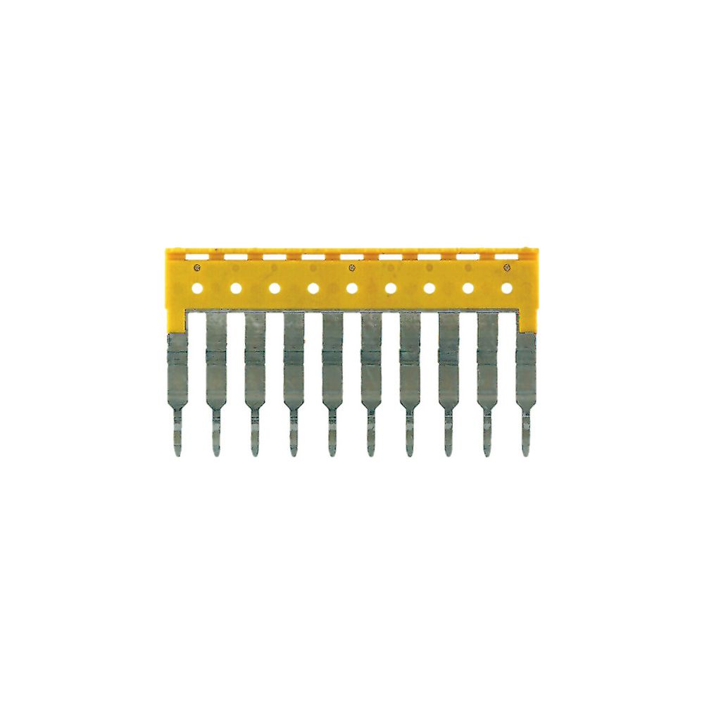 Weidmüller Querverbinder ZQV 2.5/10, 24A 400V 10-polig 5,1mm steckbar, gelb... WEIDMUELLER-1608940000 4008190099060 (Abb. 3)