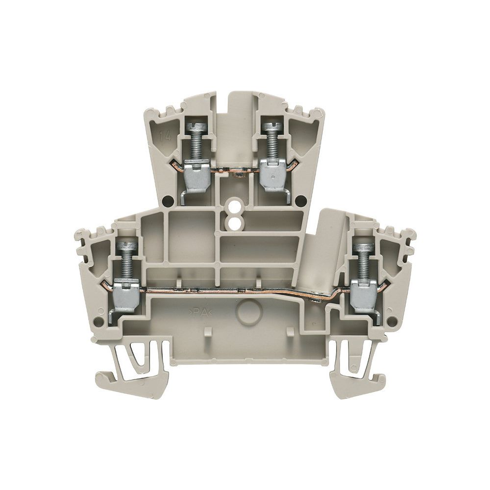 Weidmüller Doppelstock-Reihenklemme WDK 2.5, 400V 24A, 5,1x69,5x63mm, Thermopla... WEIDMUELLER-1021500000 4008190169527 (Abb. 2)
