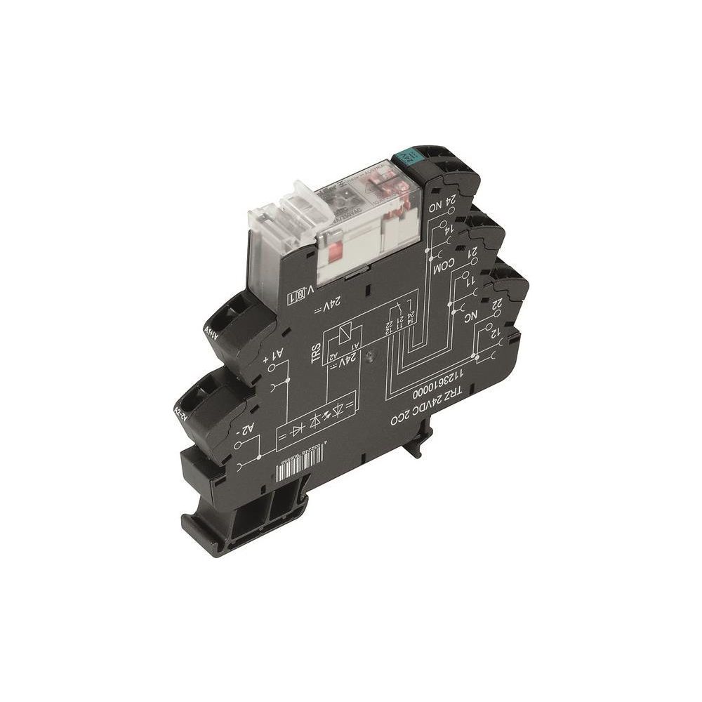 Weidmüller Relaiskoppler TERMSERIES TRZ 24VDC 2CO, 8A, 12,8x90,5x87,8mm, AgNi... WEIDMUELLER-1123610000 4032248905959 (Abb. 2)