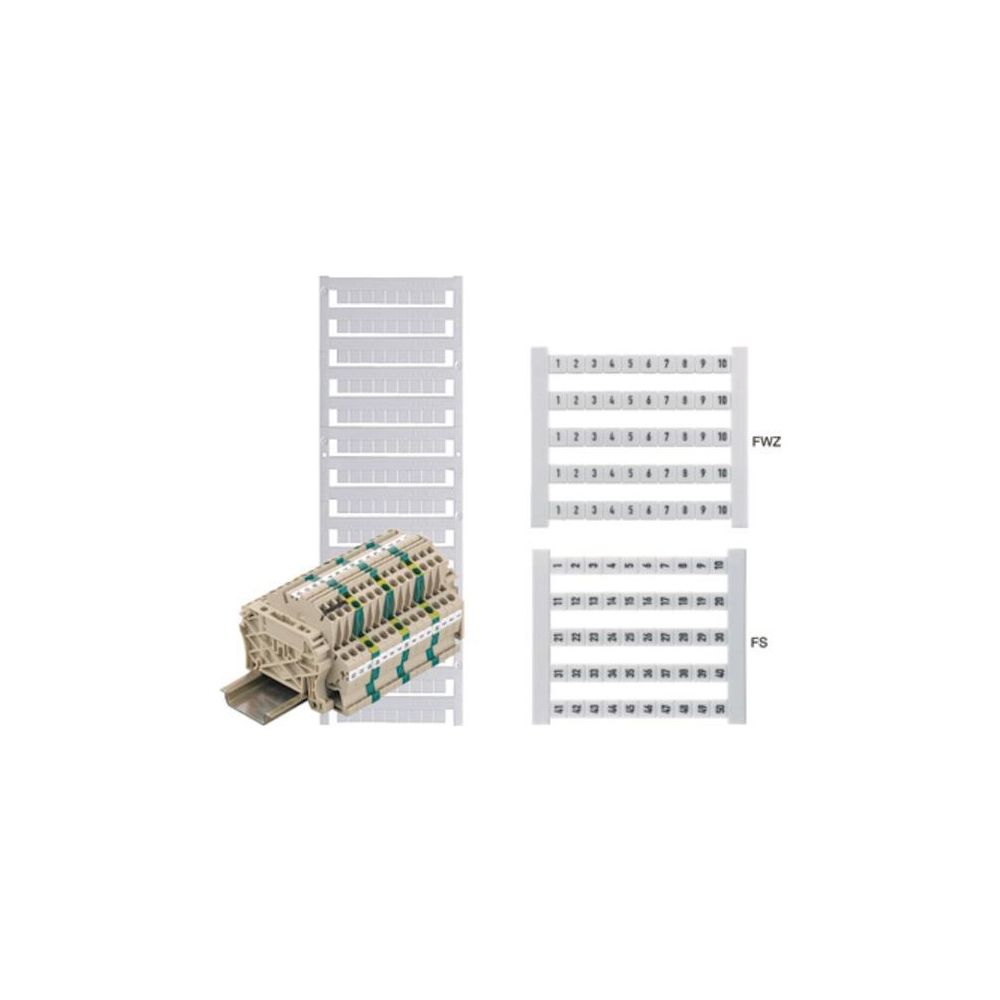 Weidmüller Klemmenmarkierer DEK 5 FWZ 71-80, 5x5mm, Weiß... WEIDMUELLER-0523060071 4008190114589 (Abb. 2)