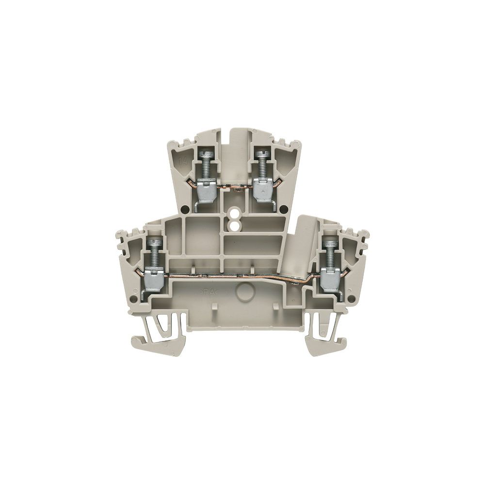 Weidmüller Doppelstock-Reihenklemme WDK 2.5, 400V 24A, 5,1x69,5x63mm, Thermopla... WEIDMUELLER-1021500000 4008190169527 (Abb. 3)