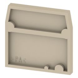 Weidmüller Abschlussplatte AP AKZ2.5, 2,5mm, beige... WEIDMUELLER-0697360000 4008190098865 (Abb. 1)