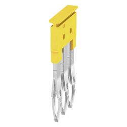 Weidmüller Querverbinder ZQV 2.5/3, 24A 400V 5,1mm, Gelb... WEIDMUELLER-1608870000 4008190061630 (Abb. 1)