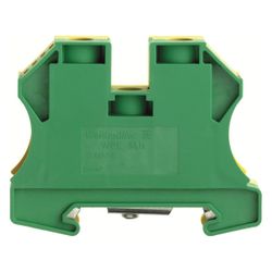 Weidmüller Erdungsklemme WPE 35N, 35mm2, Schraubanschluss, Thermoplast, Grün/Ge... WEIDMUELLER-1717740000 4008190351854 (Abb. 1)