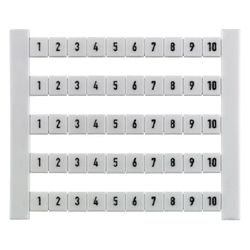 Weidmüller Klemmenmarkierer DEK 5 GW, 5x5mm, Polyamid, Weiß... WEIDMUELLER-0576261199 4008190429058 (Abb. 1)