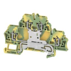 Weidmüller Schutzleiter-Reihenklemme ZDK 2.5PE, 5,1x79,5x53mm, Thermoplast, Grü... WEIDMUELLER-1690000000 4008190875466 (Abb. 1)