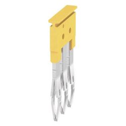 Weidmüller Querverbinder ZQV 2.5/3, 24A 400V 5,1mm, Gelb... WEIDMUELLER-1608870000 4008190061630 (Abb. 1)