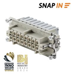 Weidmüller HDC Kontakteinsatz HE 16 FQT, 16-polig, 16A, 500V, Buchse, Silber, K... WEIDMUELLER-2666950000 4050118898200 (Abb. 1)