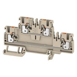 Weidmüller Durchgangs-Reihenklemme A-Reihe A2T 2.5, 24A 800V, Thermoplast, Beig... WEIDMUELLER-1547610000 4050118462838 (Abb. 1)