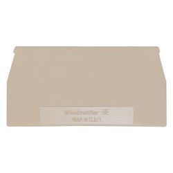 Weidmüller Abschlussplatte WAP WTL6/1, 1,5mm, Beige... WEIDMUELLER-1068300000 4008190088330 (Abb. 1)
