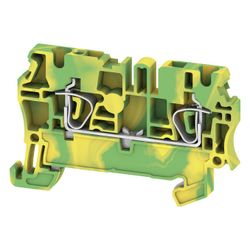 Weidmüller Erdungsklemme ZPE 2.5, 5,1x63x38,5mm, Thermoplast, Grün/Gelb, 160864... WEIDMUELLER-1608640000 4008190076733 (Abb. 1)
