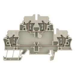Weidmüller Durchgangsklemme ZDK 2.5, 500V 20A 5,1x79,5x53mm, Thermoplast, Beige... WEIDMUELLER-1674300000 4008190444884 (Abb. 1)