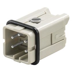 Weidmüller Steckverbindereinsatz HDC HA 4 MS, 16A 400V, Thermoplast, 21x36,5x21... WEIDMUELLER-1498300000 4008190006471 (Abb. 1)