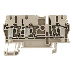 Weidmüller Durchgangsklemme ZDU 2.5/3AN, 800V 24A, Thermoplast, Beige... WEIDMUELLER-1608540000 4008190077327 (Abb. 1)