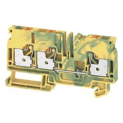 Weidmüller Schutzleiterklemme A-Reihe A3C 6 PE, 3 Anschlüsse, 6mm2, Thermoplast... WEIDMUELLER-1991850000 4050118376531 (Abb. 1)