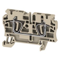 Weidmüller Durchgangsklemme ZDU 4, 800V 32A 6,1x62,4x42,6mm, Thermoplast, Beige... WEIDMUELLER-1632050000 4008190263188 (Abb. 1)