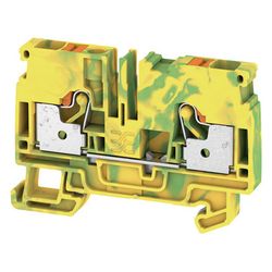Weidmüller Schutzleiterklemme A-Reihe A2C 6 PE, 6mm2, 2 Anschlüsse, Thermoplast... WEIDMUELLER-1991810000 4050118376623 (Abb. 1)