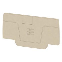 Weidmüller Abschlussplatte AEP 2C 2.5, 2,1mm, beige, 1514400000... WEIDMUELLER-1514400000 4050118436112 (Abb. 1)