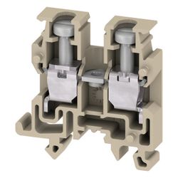 Weidmüller Durchgangsklemme AKZ 2.5, 2,5mm2 24A 250V Schraubanschluss, Thermopl... WEIDMUELLER-0697160000 4008190121716 (Abb. 1)