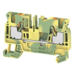 Weidmüller Schutzleiterklemme A-Reihe A2C 4 PE, 2 Anschlüsse, 4mm2, Thermoplast... WEIDMUELLER-2051360000 4050118411645 (Abb. 1)