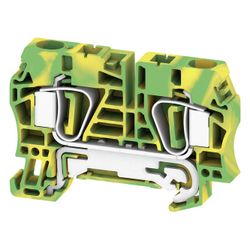 Weidmüller Schutzleiter-Reihenklemme ZPE 6, 8,1x65x45mm, Thermoplast, Grün/Gelb... WEIDMUELLER-1608670000 4008190259242 (Abb. 1)