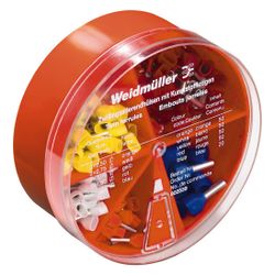 Weidmüller Aderendhülsen-Sortiment ZH-BOX 0,5-2,5mm2, Isoliert, verzinnt, Polyp... WEIDMUELLER-9025390000 4008190341015 (Abb. 1)