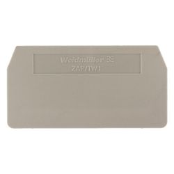 Weidmüller Abschlussplatte ZAP/TW 1, 2mm, beige... WEIDMUELLER-1608740000 4008190190859 (Abb. 1)