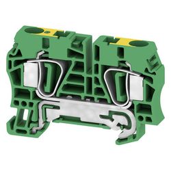 Weidmüller Schutzleiter-Reihenklemme ZPE 6, 8,1x65x45mm, Thermoplast, Grün/Gelb... WEIDMUELLER-1608670000 4008190259242 (Abb. 1)