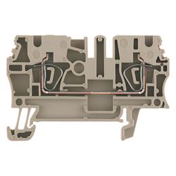 Weidmüller Durchgangsklemme ZDU 2.5, 800V 24A 5,1x59,3x38,5mm, Thermoplast, Bei... WEIDMUELLER-1608510000 4008190077969 (Abb. 1)