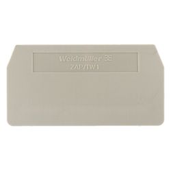 Weidmüller Abschlussplatte ZAP/TW 1, 2mm, beige... WEIDMUELLER-1608740000 4008190190859 (Abb. 1)