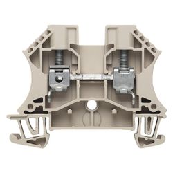 Weidmüller Durchgangsklemme WDU 6, 6mm2, 800V, 41A, Schraubanschluss, Thermopla... WEIDMUELLER-1020200000 4008190163440 (Abb. 1)