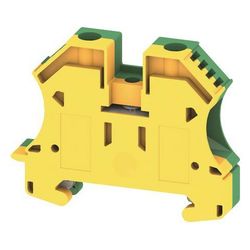Weidmüller Erdungsklemme WPE 16N, 16mm2, Schraubanschluss, Thermoplast, Grün/Ge... WEIDMUELLER-1019100000 4008190273248 (Abb. 1)