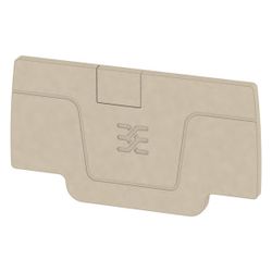 Weidmüller Abschlussplatte AEP 2C 2.5, 2,1mm, beige, 1514400000... WEIDMUELLER-1514400000 4050118436112 (Abb. 1)