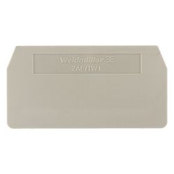 Weidmüller Abschlussplatte ZAP/TW 1, 2mm, beige... WEIDMUELLER-1608740000 4008190190859 (Abb. 1)